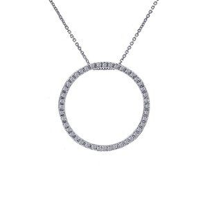 0.45 Carat Diamond Sparkling Eternity Pendant